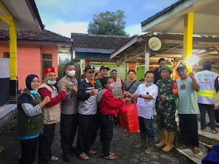 Pramuka Peduli Pasirian Turun ke Penyintas Bencana Alam Erupsi Gunung Semeru Tahun 2022